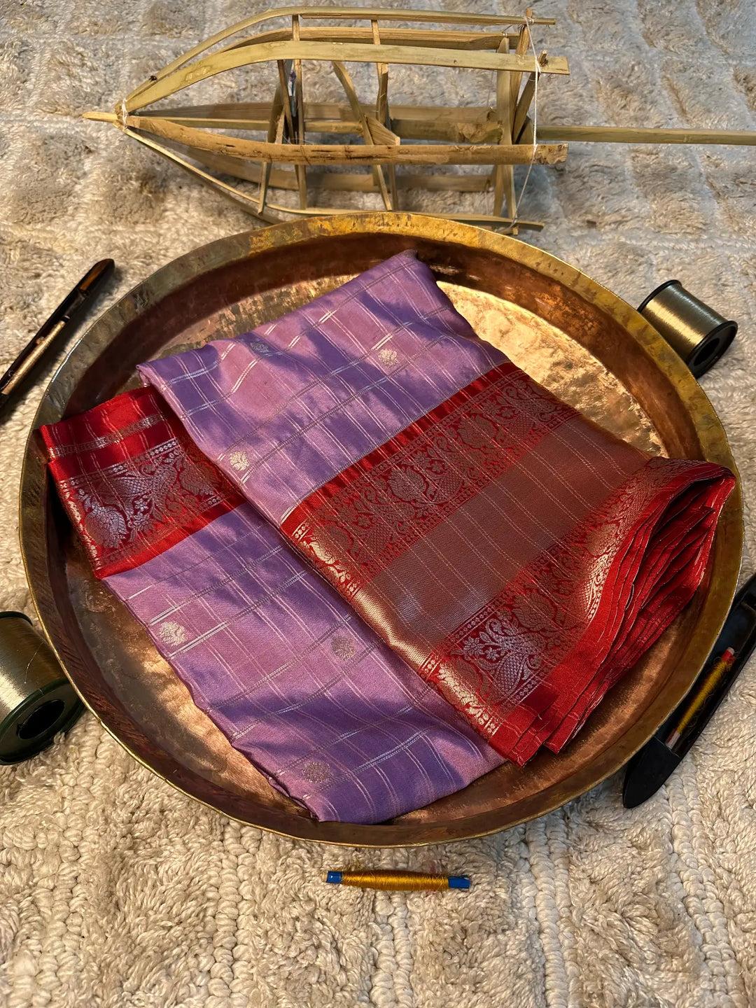 Eccentric zari weave Softsilk Banarasi saree