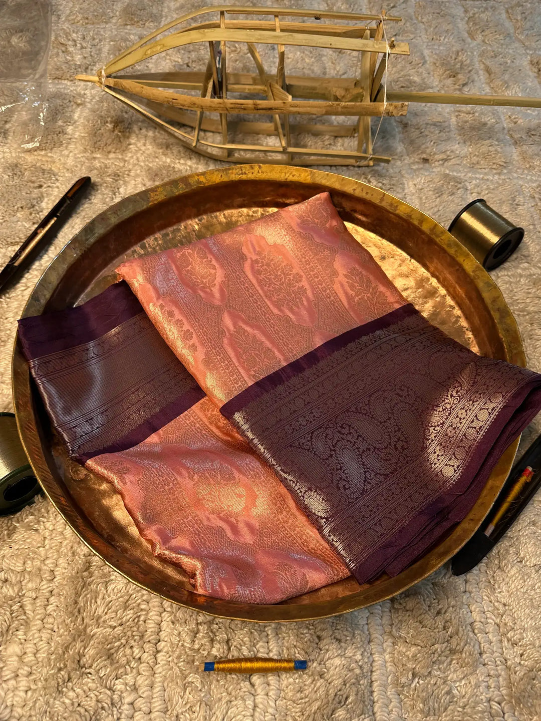 Eccentric zari weave Softsilk Banarasi saree