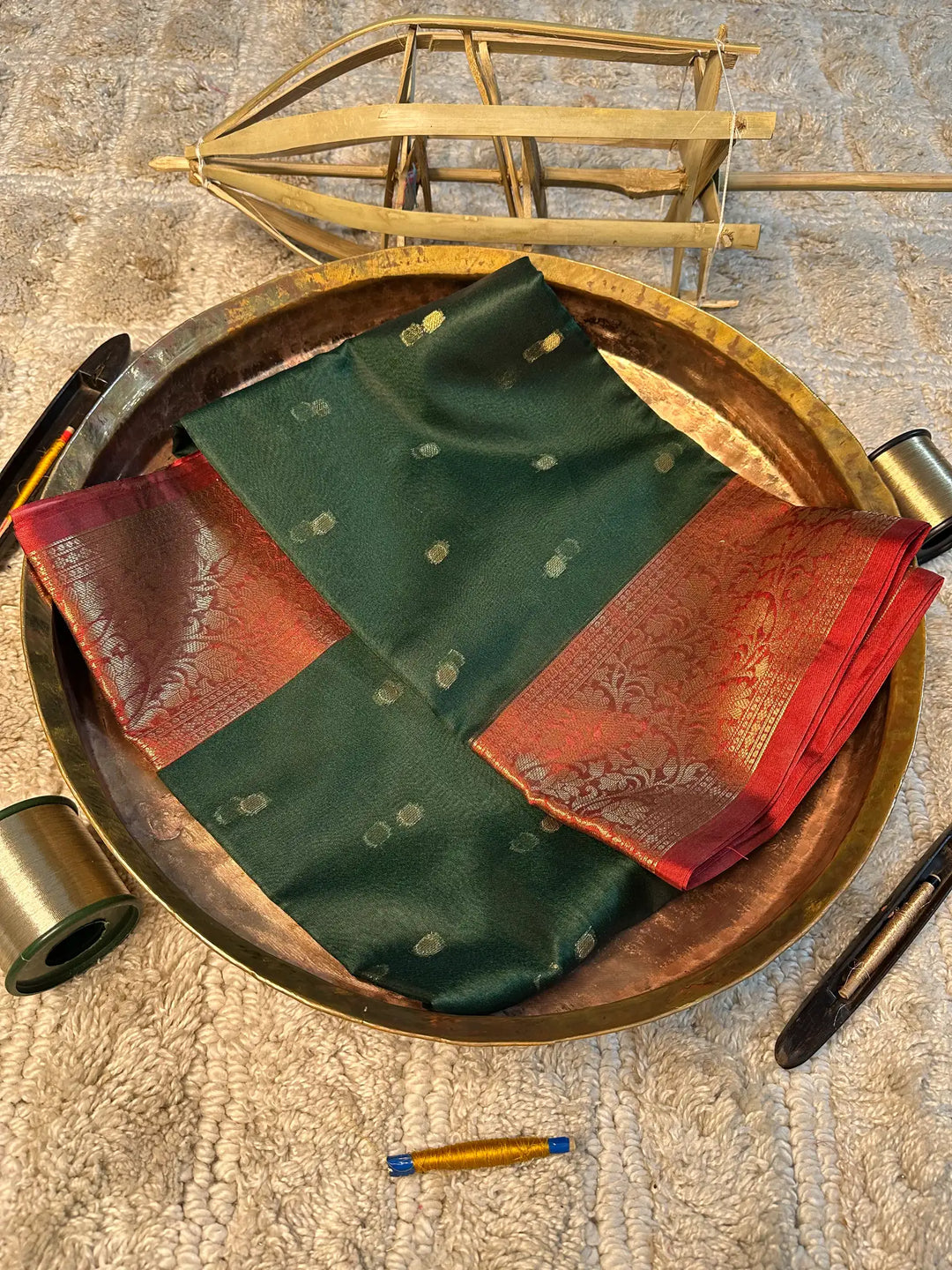 Eccentric zari weave Softsilk Banarasi saree