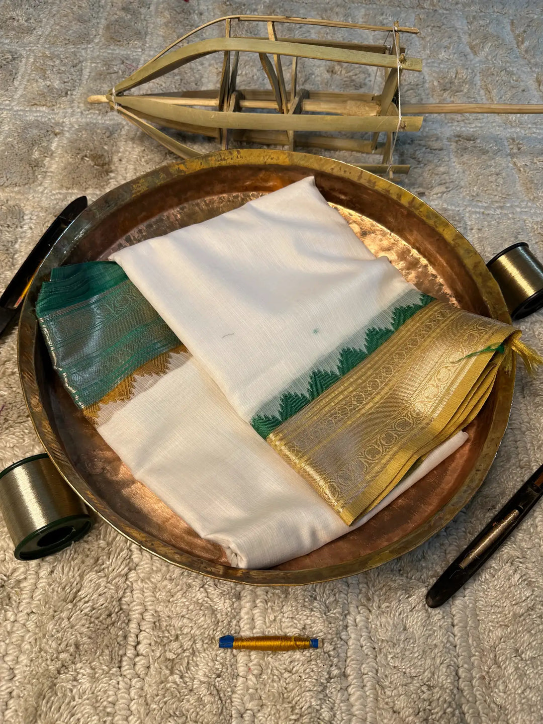 Eccentric zari weave Softsilk Banarasi saree