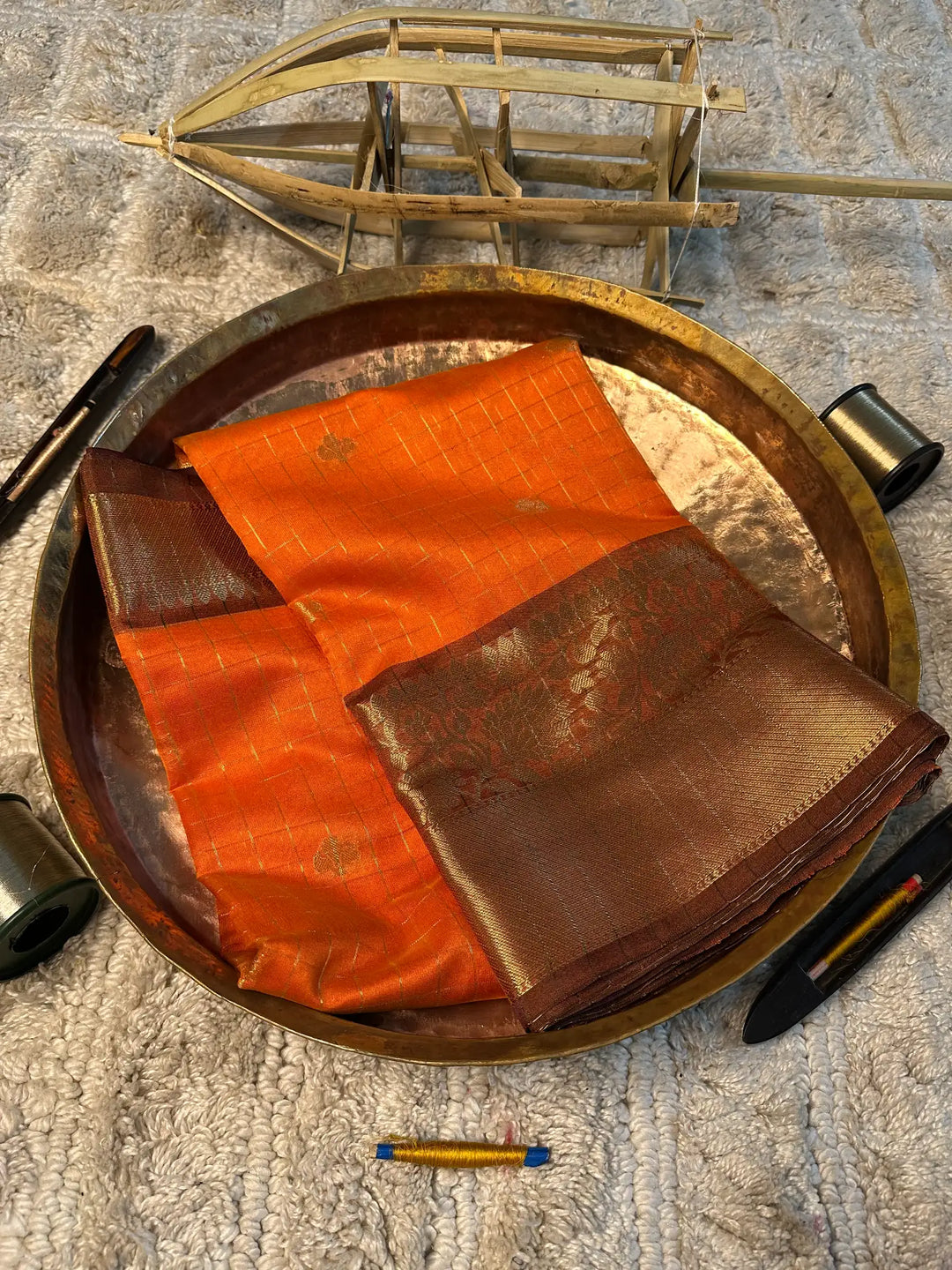 Eccentric zari weave Softsilk Banarasi saree