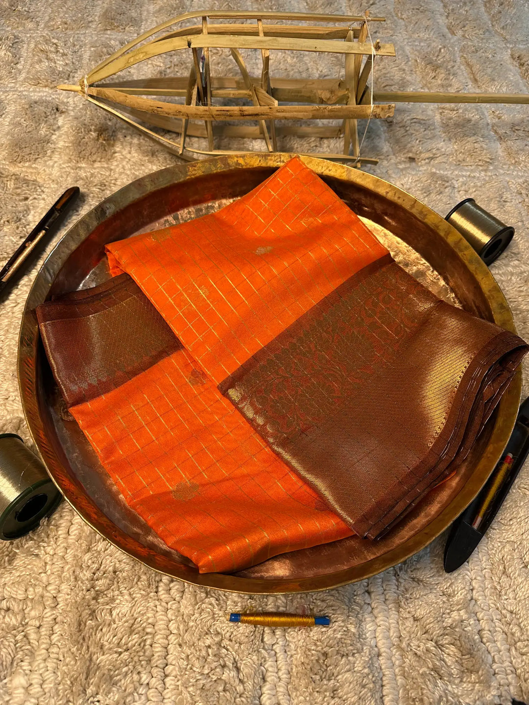Eccentric zari weave Softsilk Banarasi saree