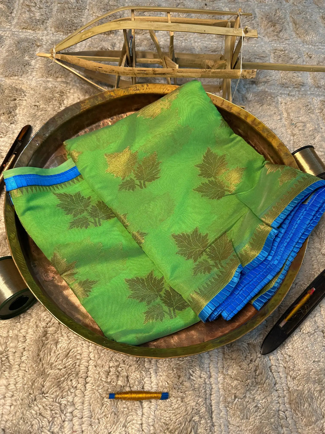 Eccentric zari weave Softsilk Banarasi saree