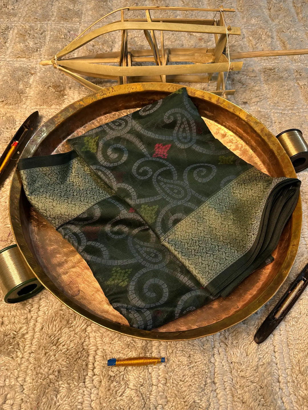 Eccentric zari weave Softsilk Banarasi saree