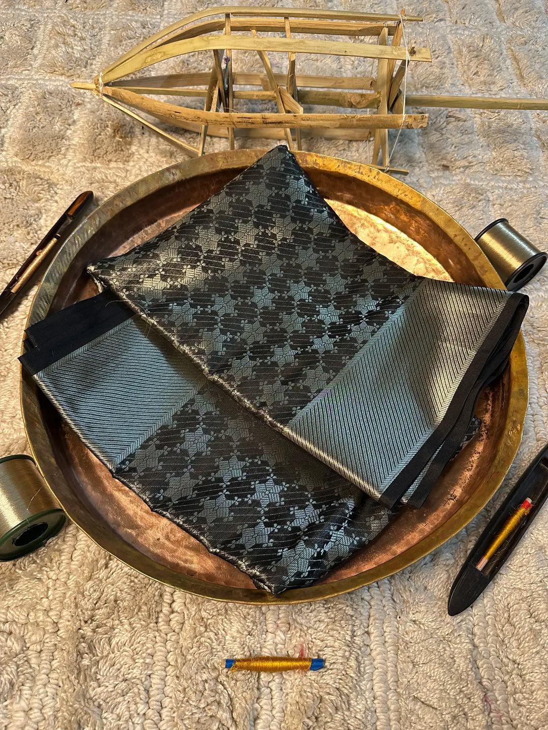 Eccentric zari weave Softsilk Banarasi saree