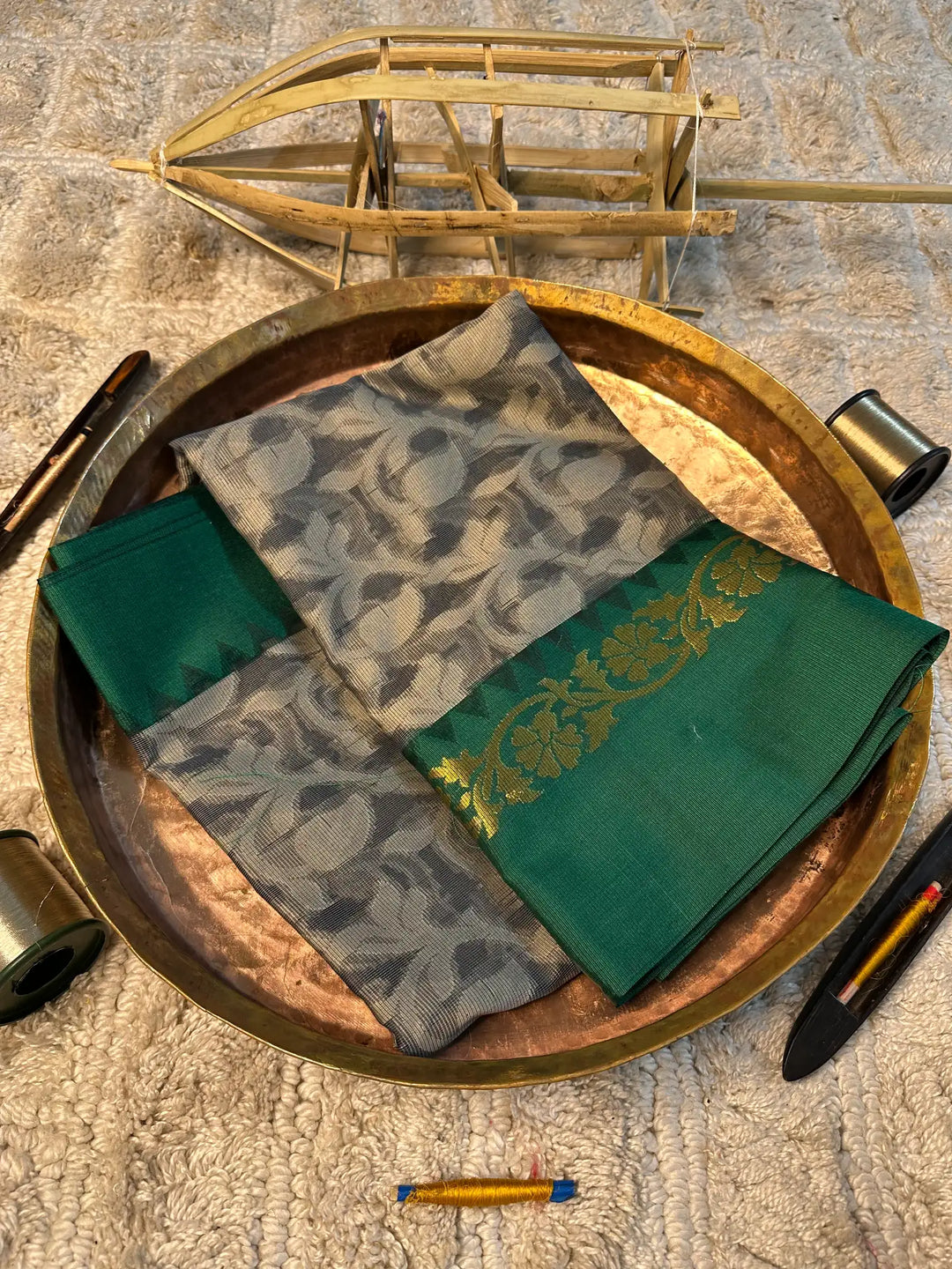 Eccentric zari weave Softsilk Banarasi saree