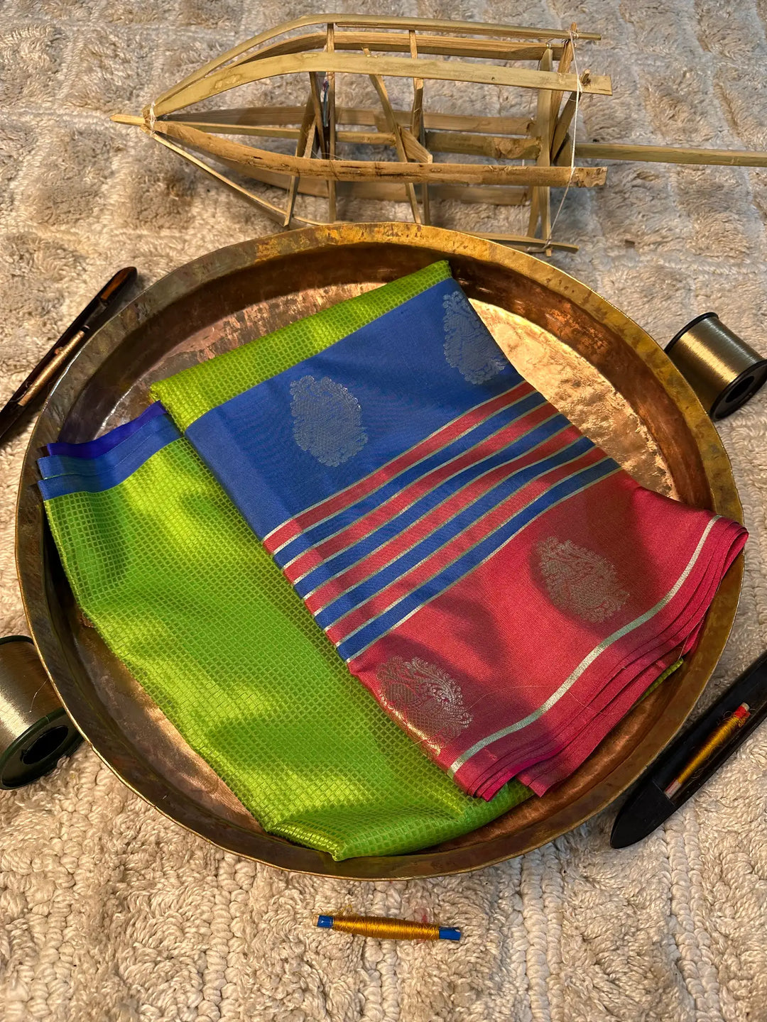 Eccentric zari weave Softsilk Banarasi saree
