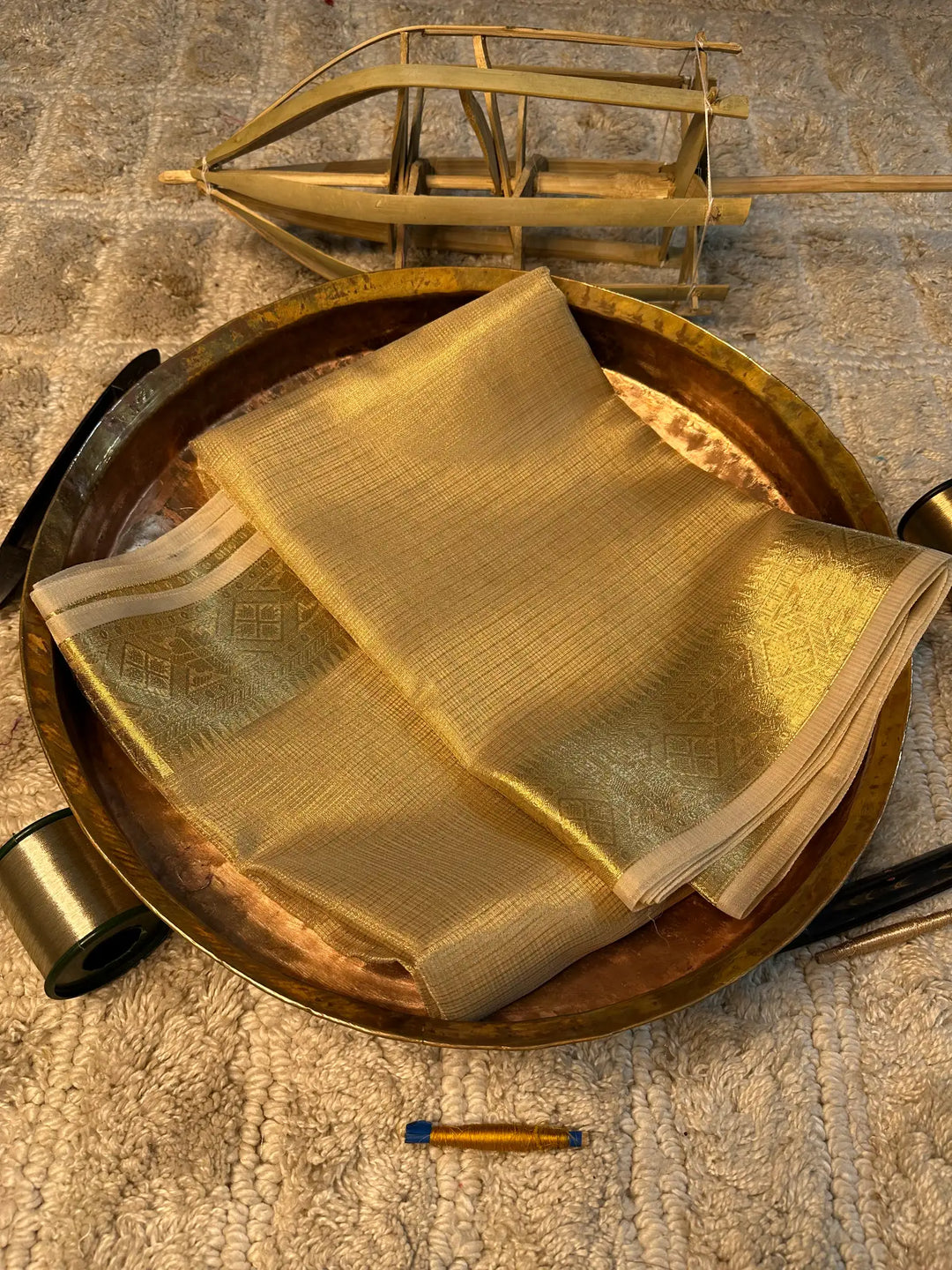 Eccentric zari weave Softsilk Banarasi saree
