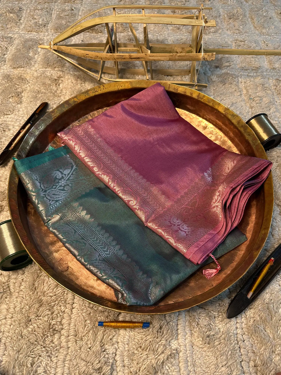 Eccentric zari weave Softsilk Banarasi saree