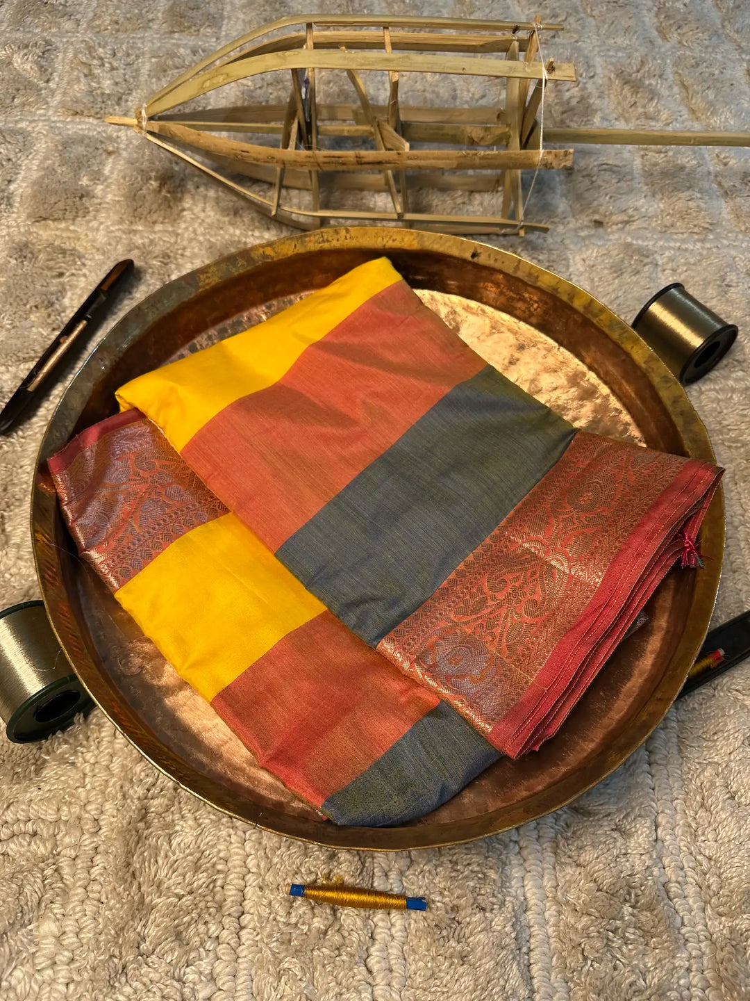 Eccentric zari weave Softsilk Banarasi saree