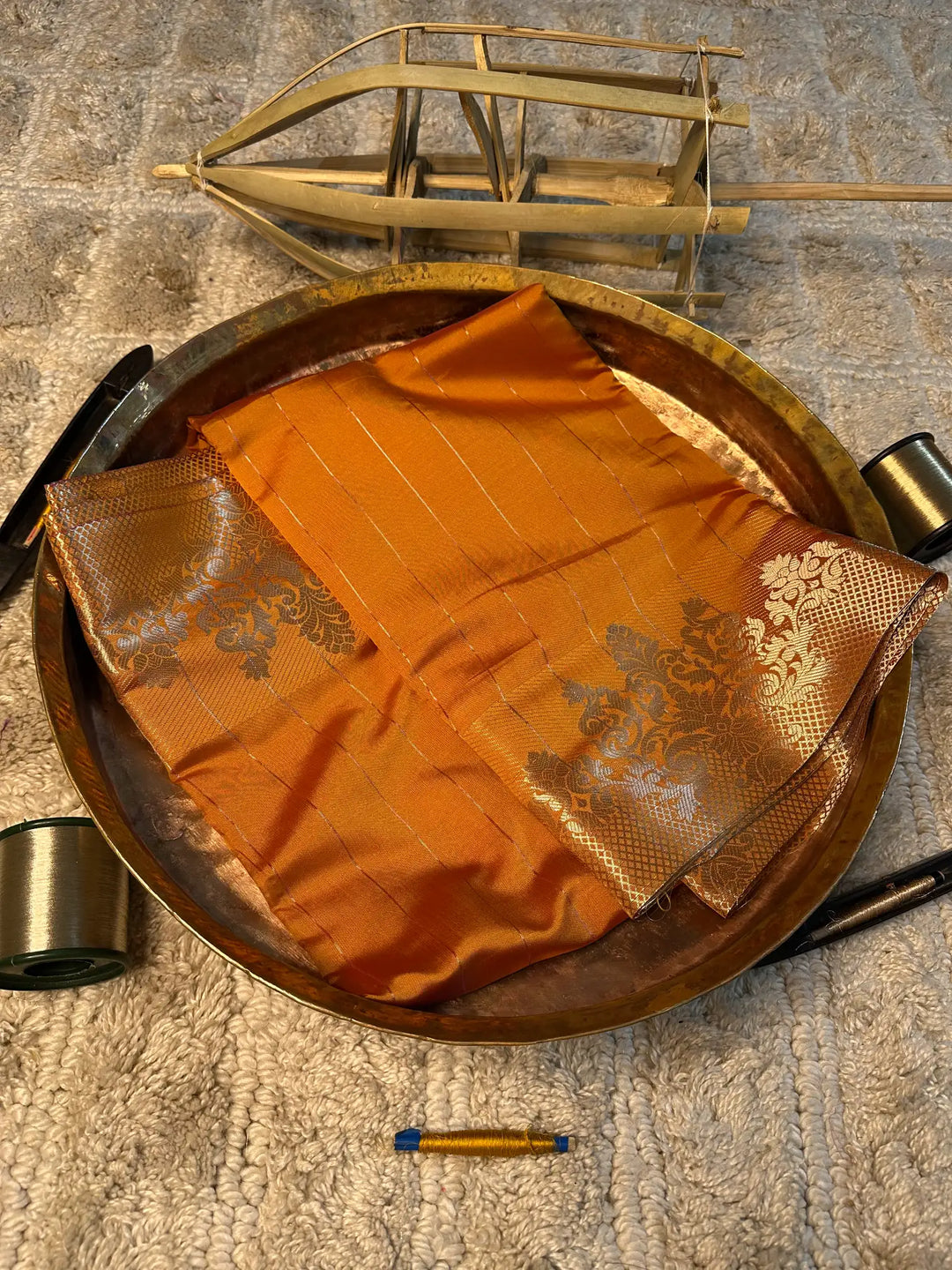 Eccentric zari weave Softsilk Banarasi saree