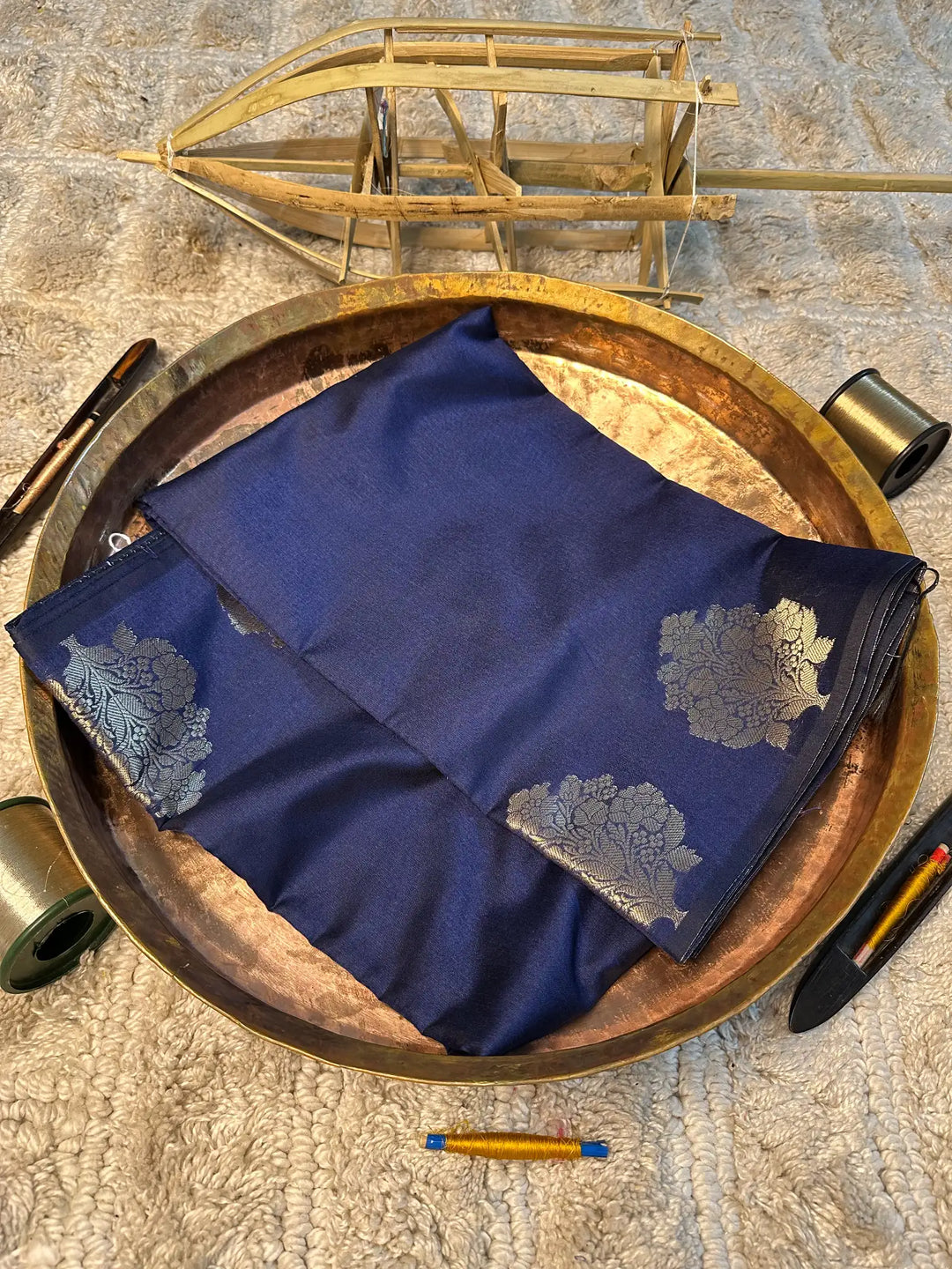 Eccentric zari weave Softsilk Banarasi saree