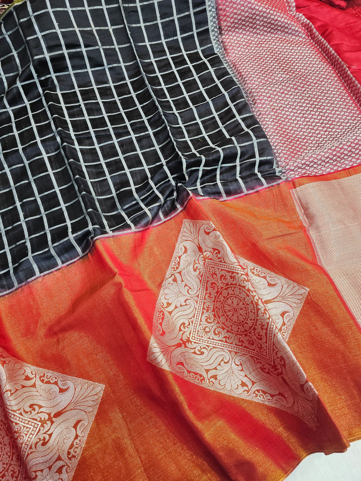 Half Price Sale Pure Chiniya Silk Saree with rich pallu