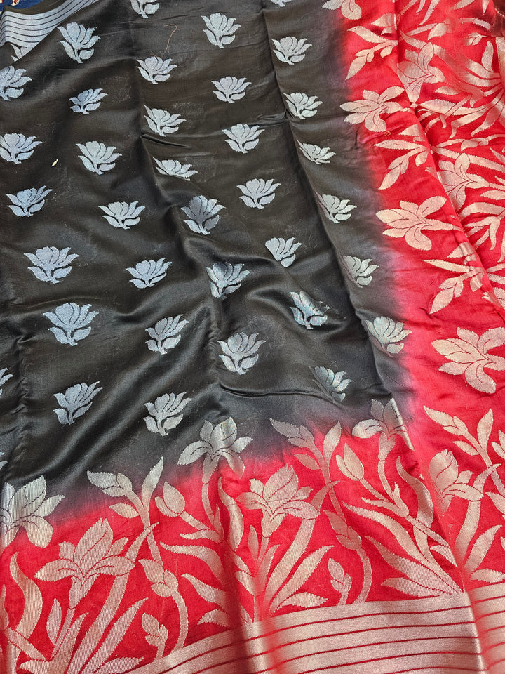 Half Price Sale Pure Chiniya Silk Saree with rich pallu