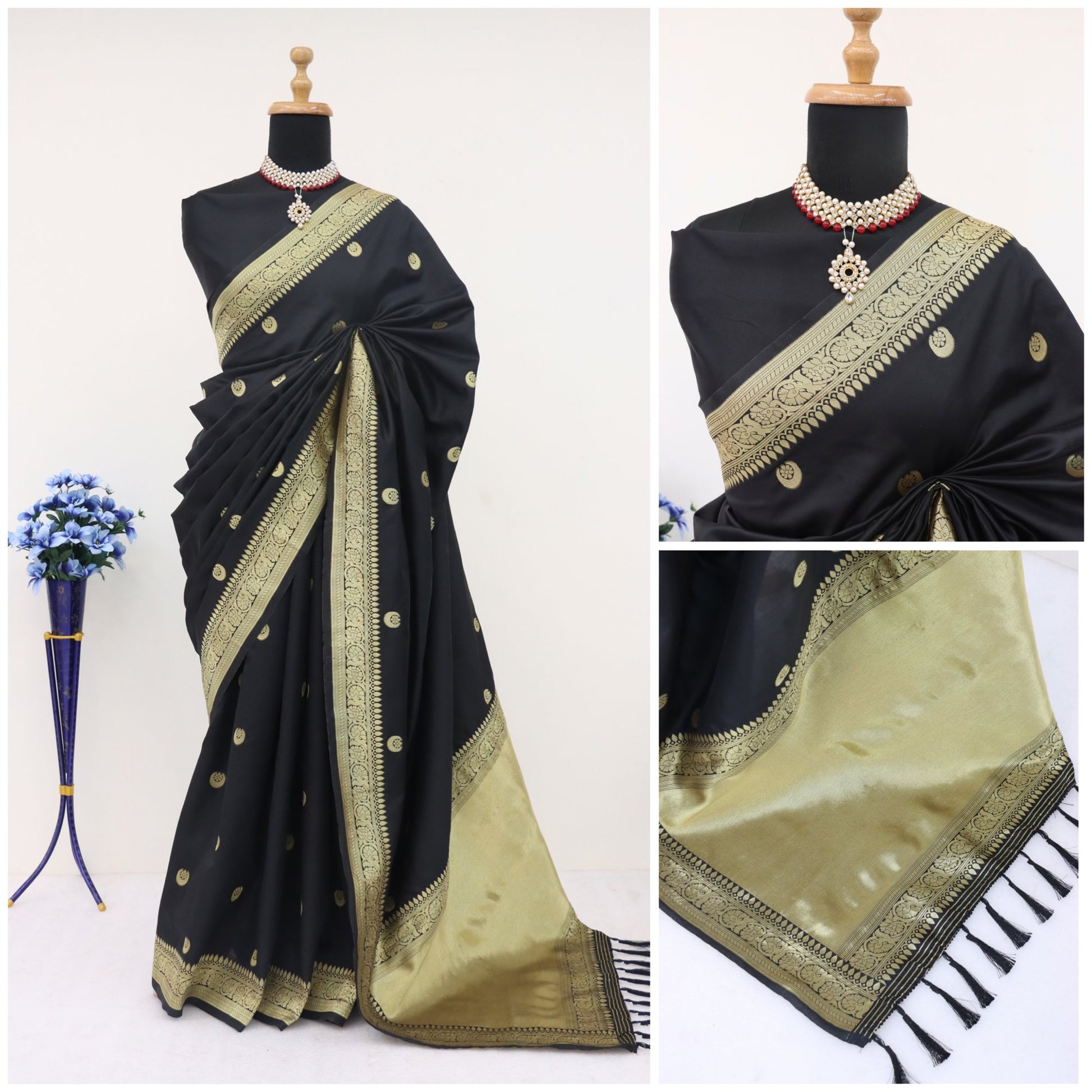 Sonakshi Sinha Inspired 18th Century Chaand Buta Banarasi Silk Saree