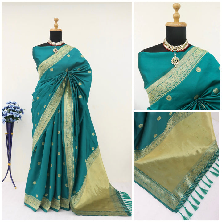 Sonakshi Sinha Inspired 18th Century Chaand Buta Banarasi Silk Saree