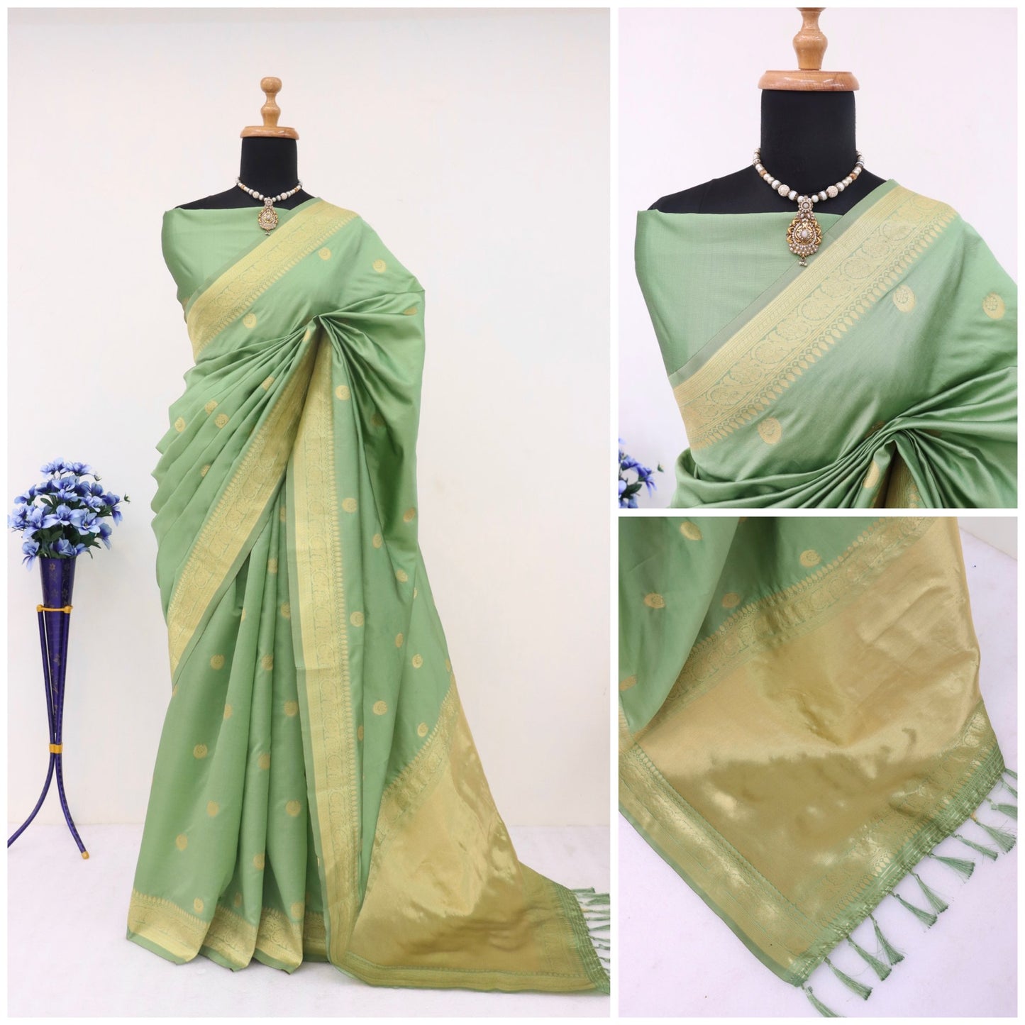 Sonakshi Sinha Inspired 18th Century Chaand Buta Banarasi Silk Saree