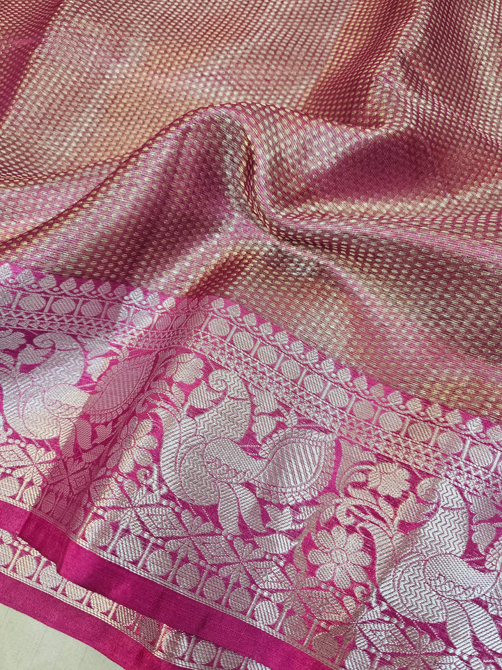 Rekha mam Inspired Kanjivaram Tissue Silk Saree