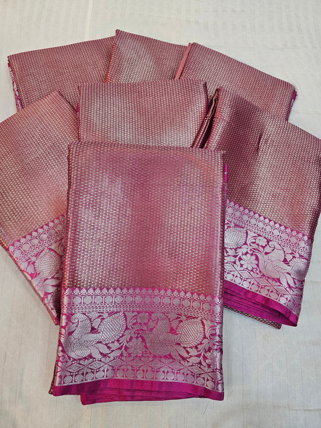 Rekha mam Inspired Kanjivaram Tissue Silk Saree