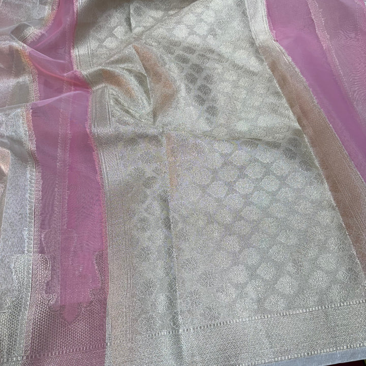 Kiara Advani Inspired Tissue Rangkat Saree