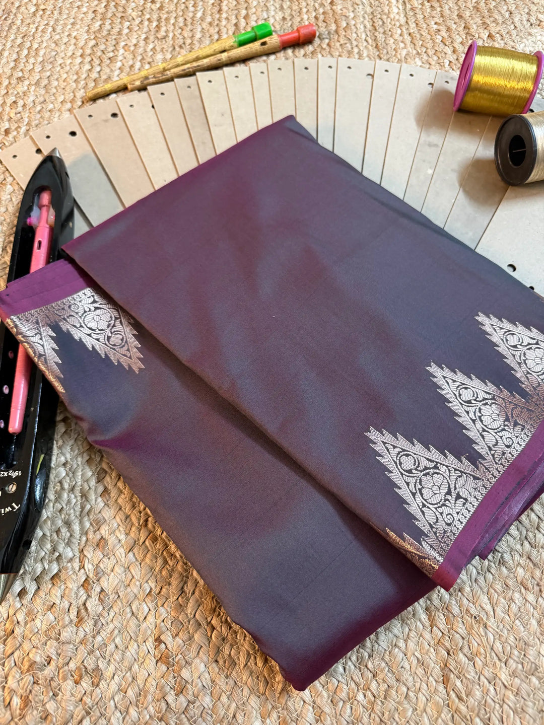 Eccentric Zari Weave Softsilk Banarasi Saree