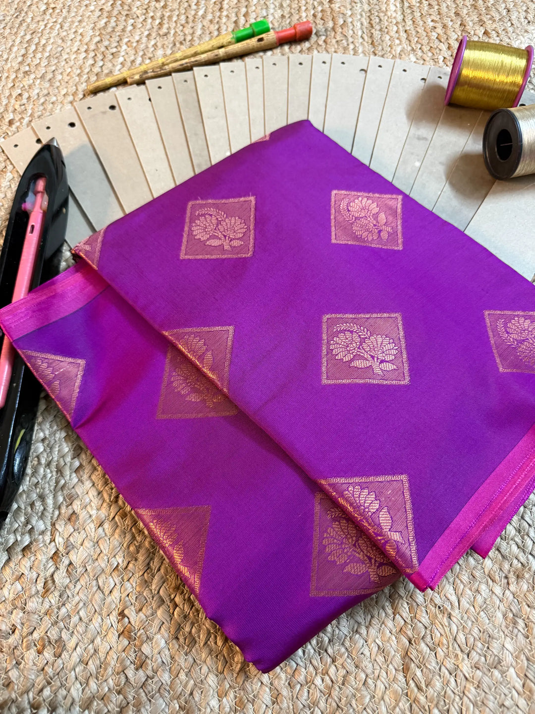 Eccentric Zari Weave Softsilk Banarasi Saree