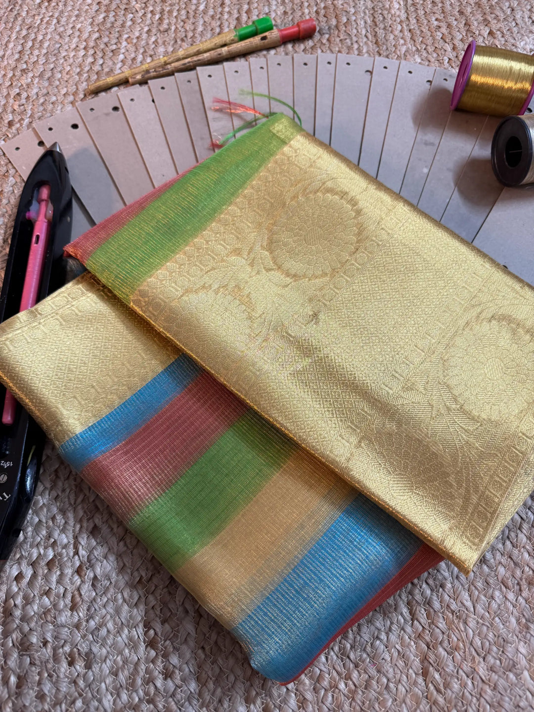Eccentric Zari Weave Softsilk Banarasi Saree