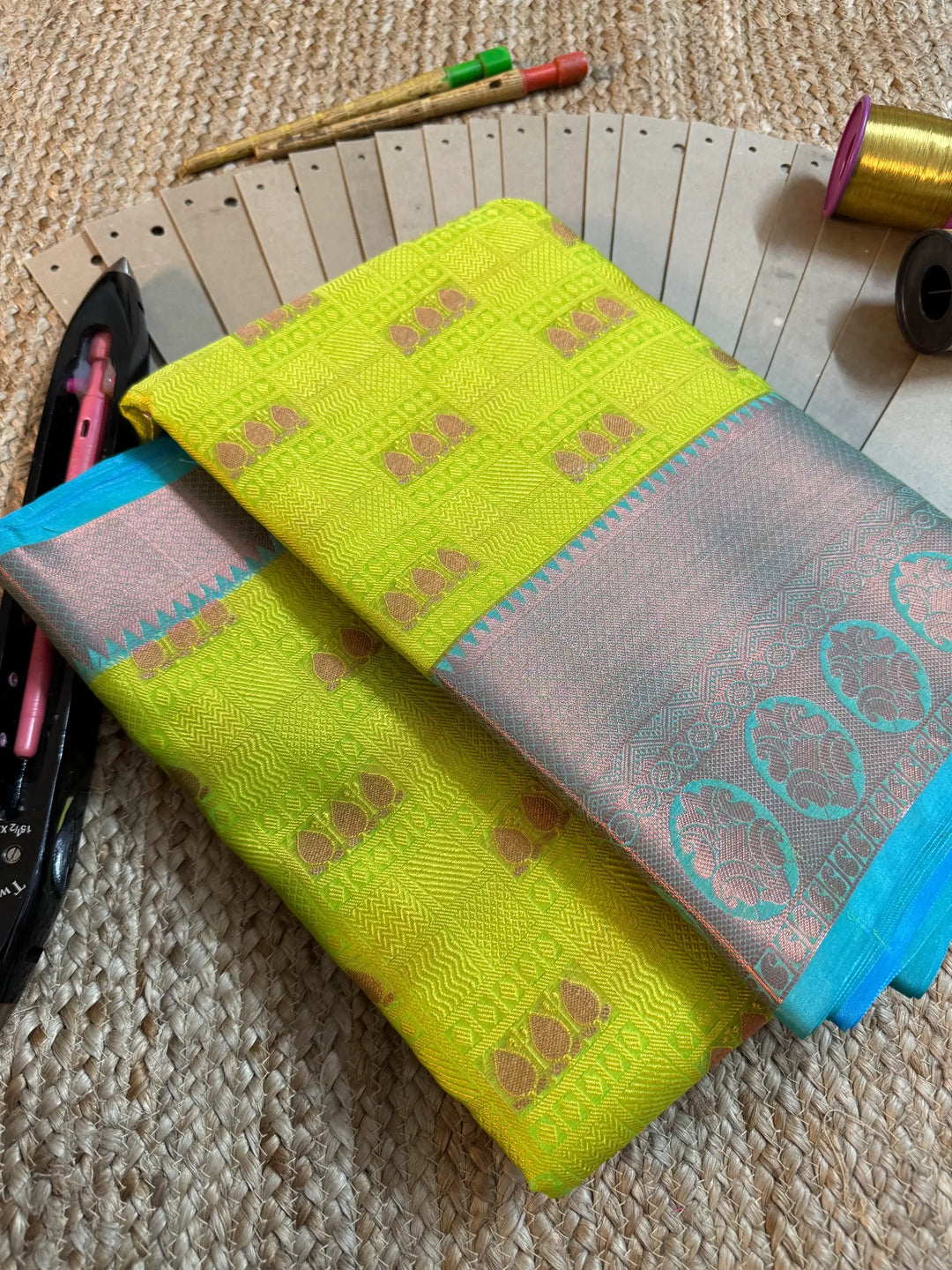 Eccentric Zari Weave Softsilk Banarasi Saree
