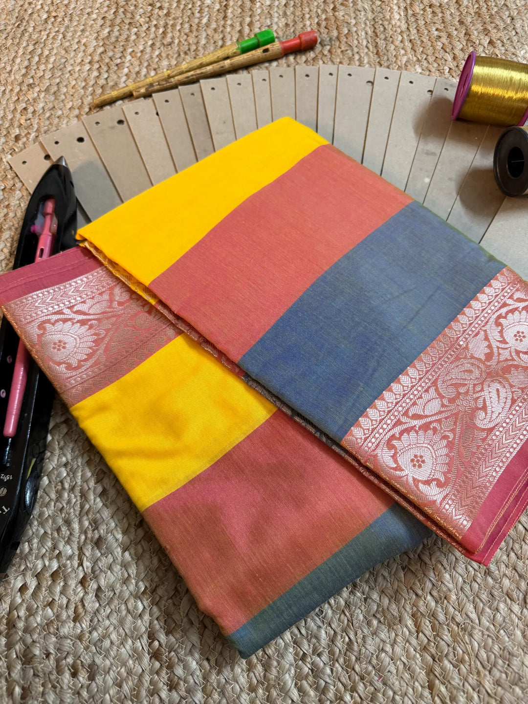 Eccentric Zari Weave Softsilk Banarasi Saree