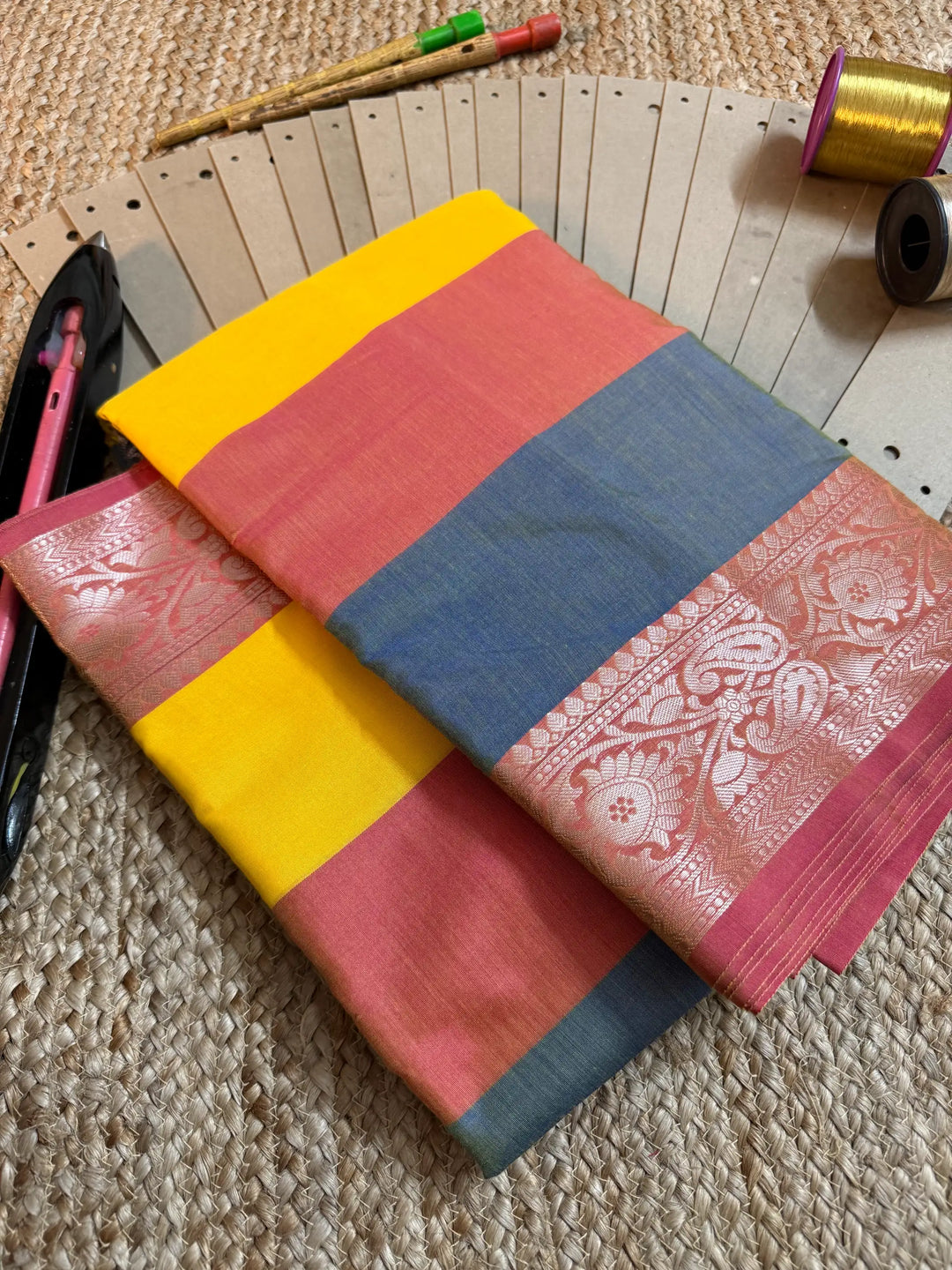 Eccentric Zari Weave Softsilk Banarasi Saree
