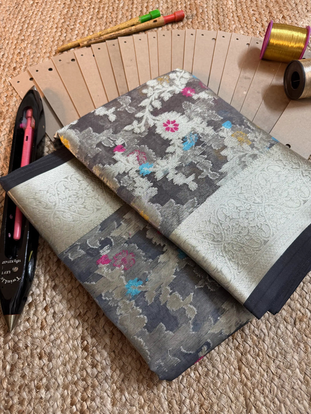 Eccentric Zari Weave Softsilk Banarasi Saree