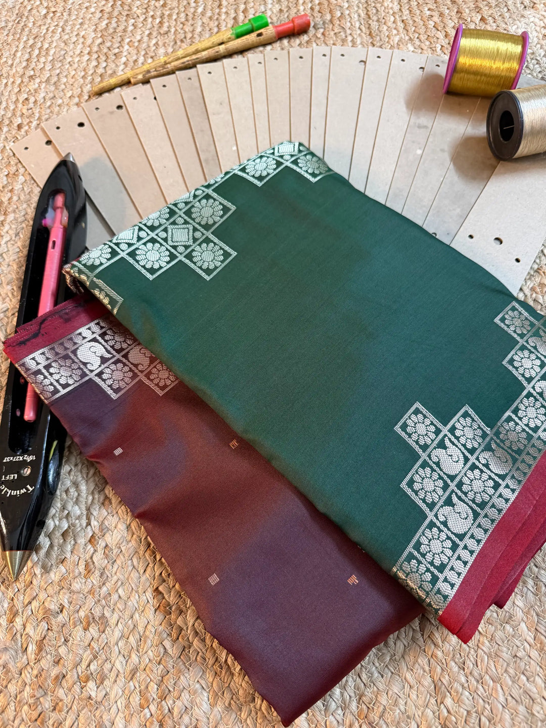 Eccentric Zari Weave Softsilk Banarasi Saree