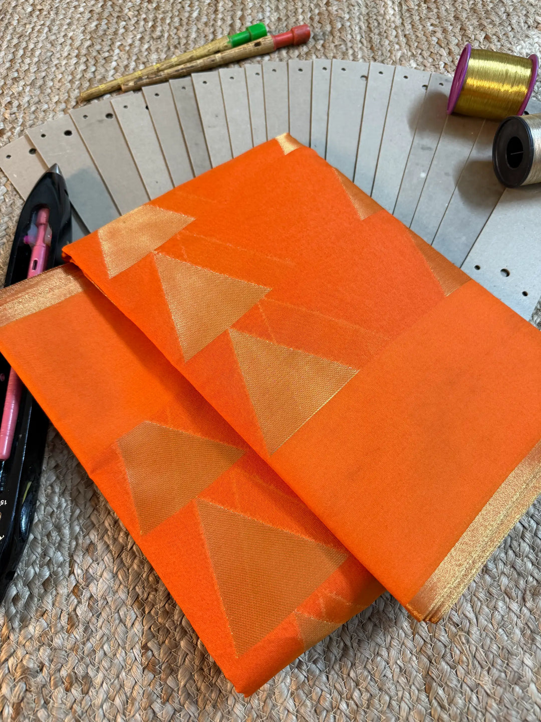 Eccentric Zari Weave Softsilk Banarasi Saree