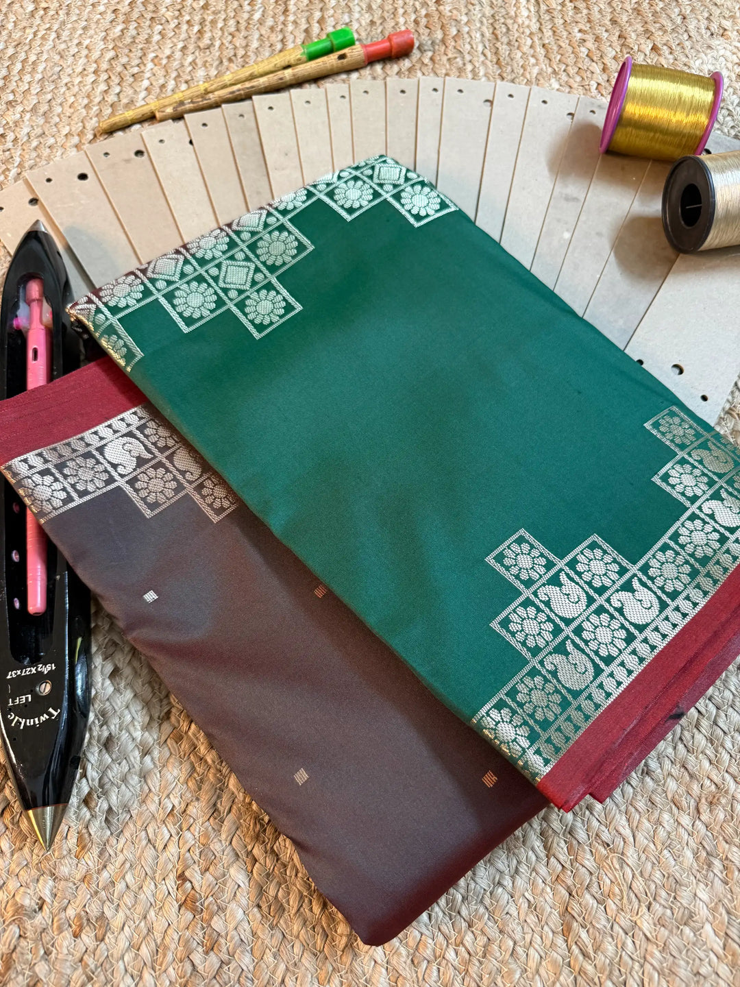 Eccentric Zari Weave Softsilk Banarasi Saree