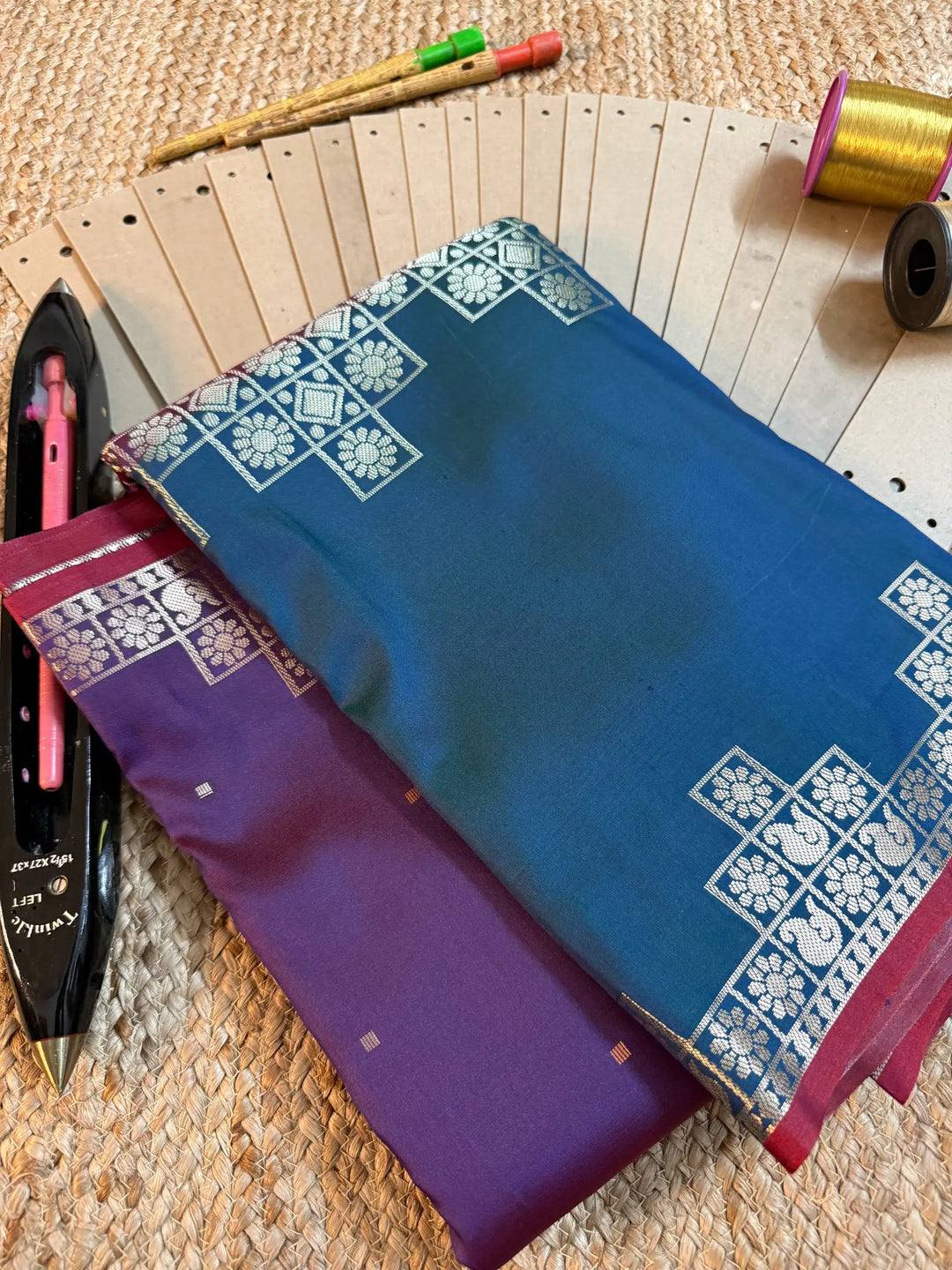 Eccentric Zari Weave Softsilk Banarasi Saree