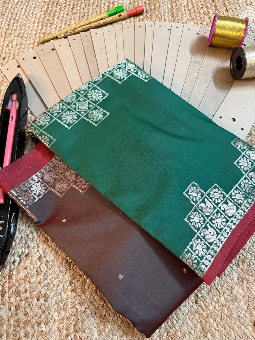 Eccentric Zari Weave Softsilk Banarasi Saree