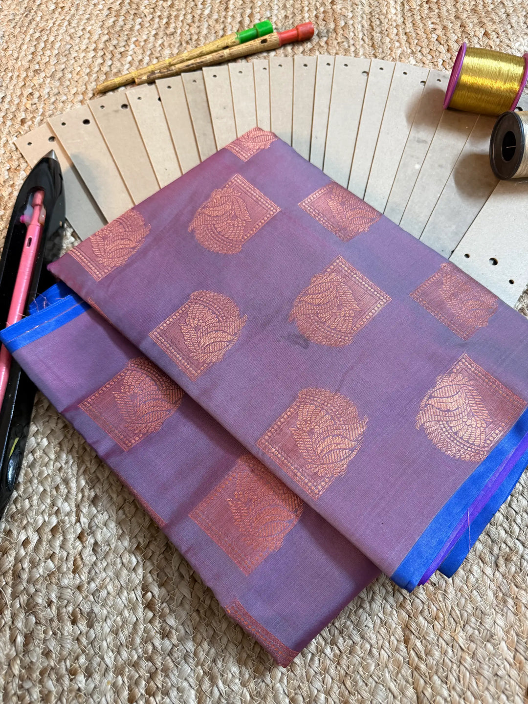 Eccentric Zari Weave Softsilk Banarasi Saree