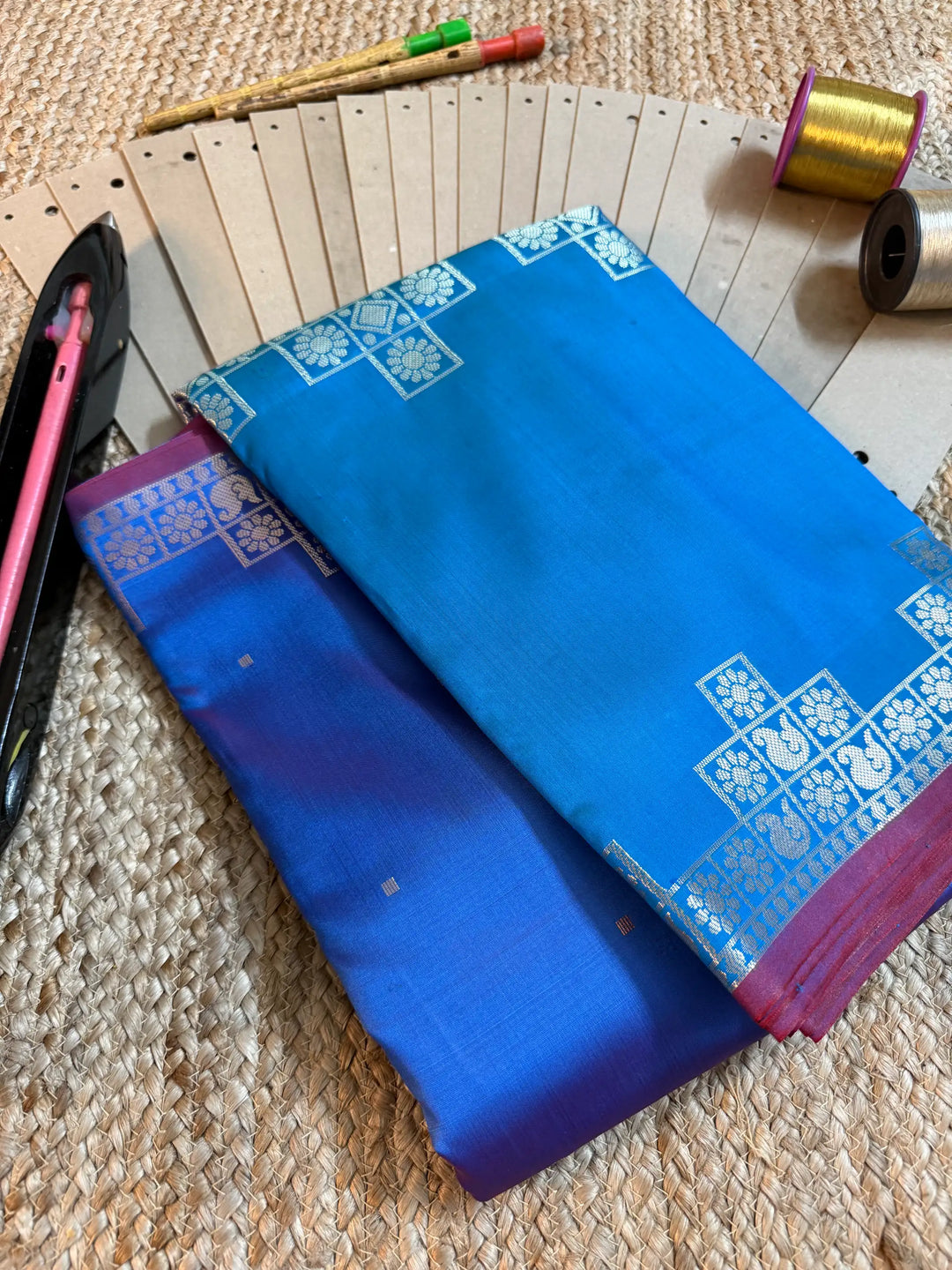 Eccentric Zari Weave Softsilk Banarasi Saree