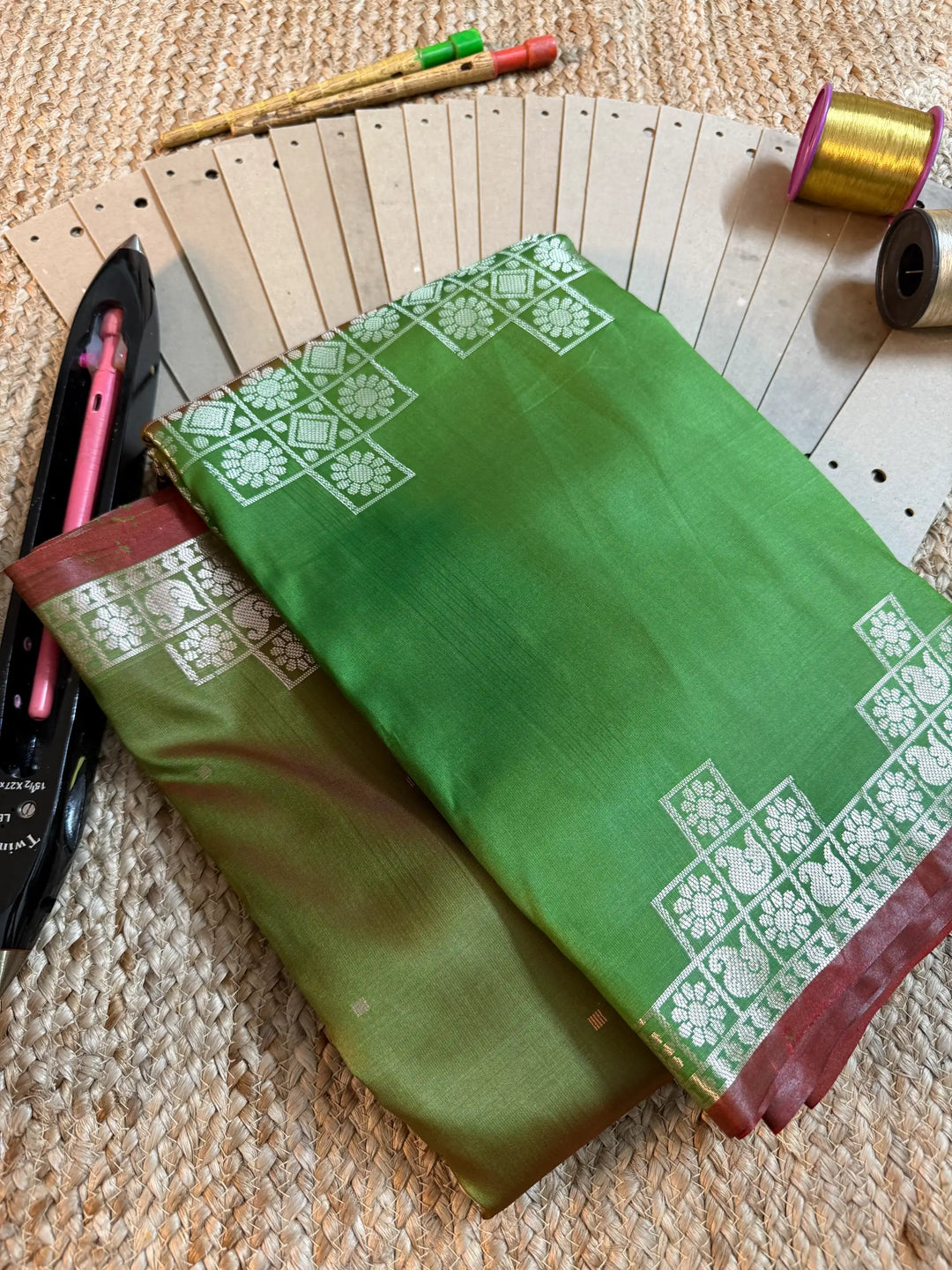 Eccentric Zari Weave Softsilk Banarasi Saree