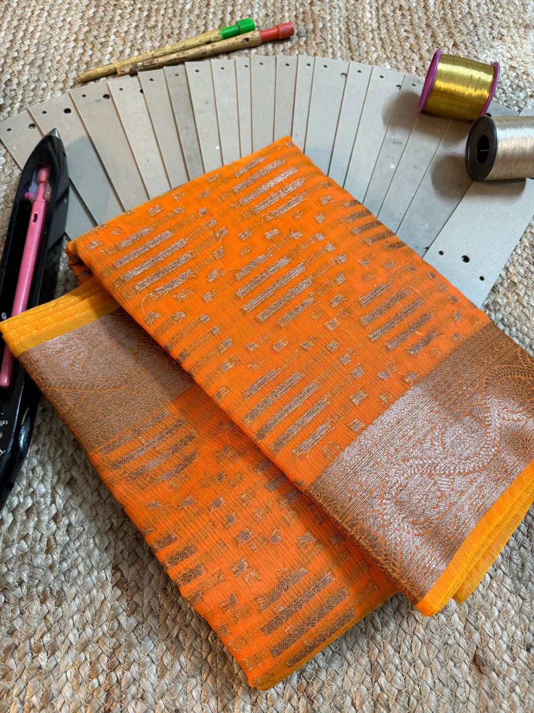 Eccentric Zari Weave Softsilk Banarasi Saree