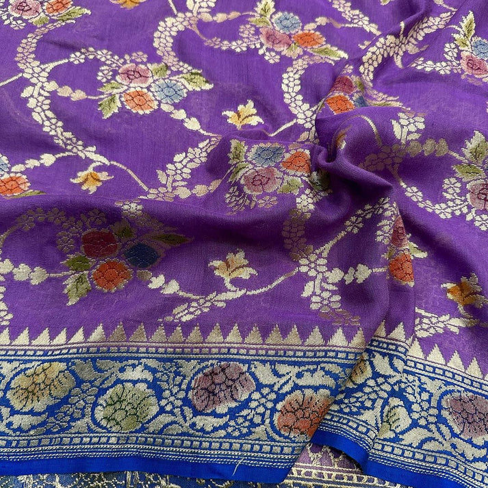 Munga Silk Handloom Banarasi saree