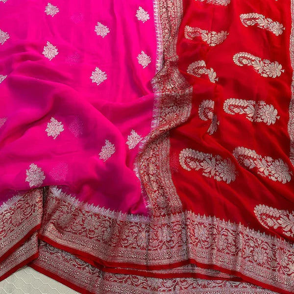 Shiffon Khaddi Banarasi Saree