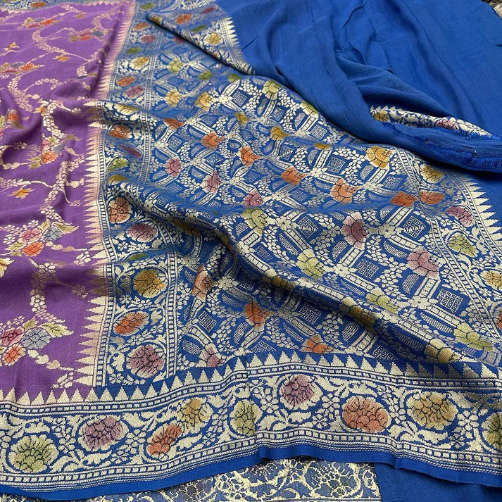 Munga Silk Handloom Banarasi saree