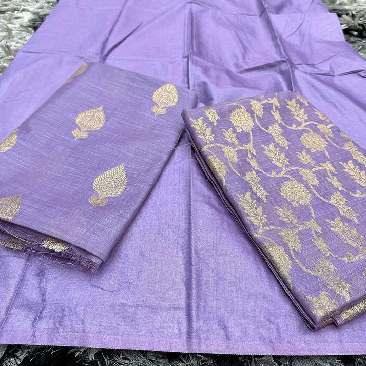 Linen Silk Traditional Banarasi Suit