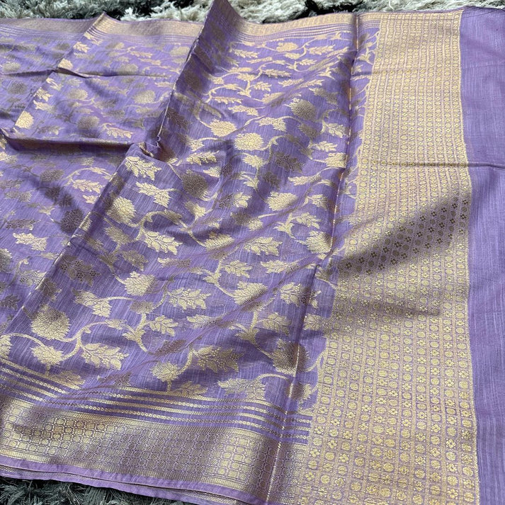 Linen Silk Traditional Banarasi Suit