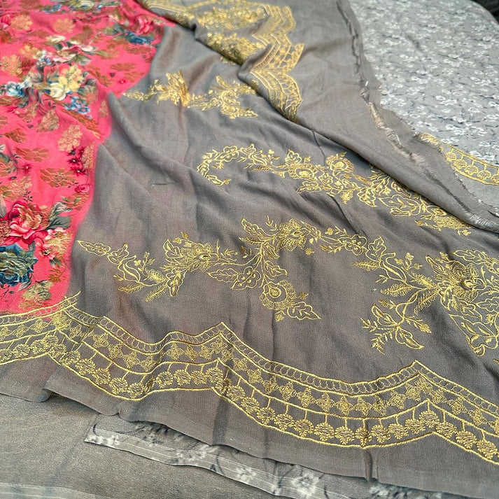 Pure Munga Silk Banarasi Saree