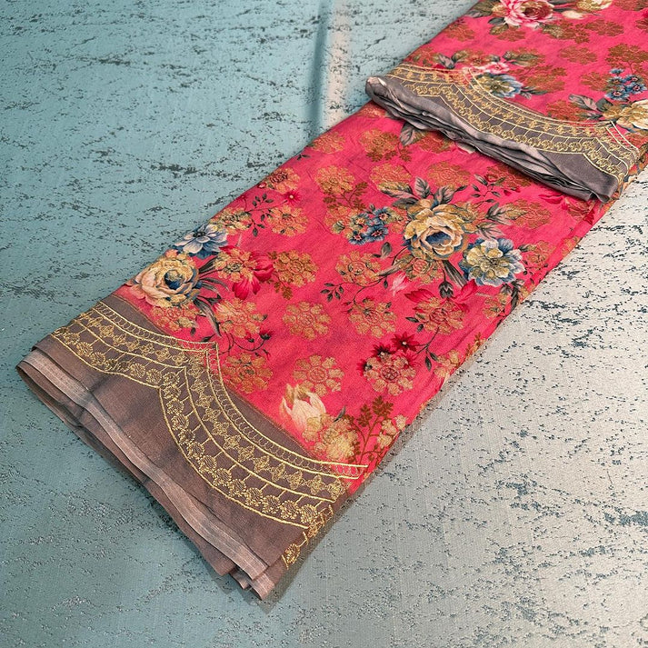 Pure Munga Silk Banarasi Saree