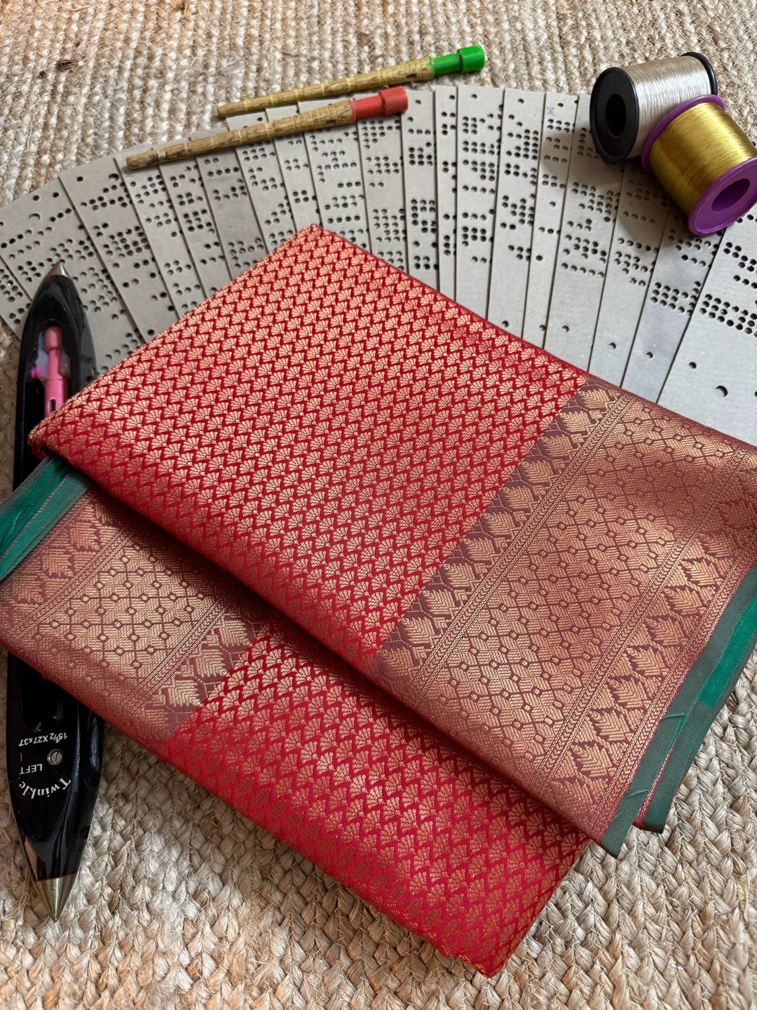Eccentric zari weave Softsilk Banarasi saree