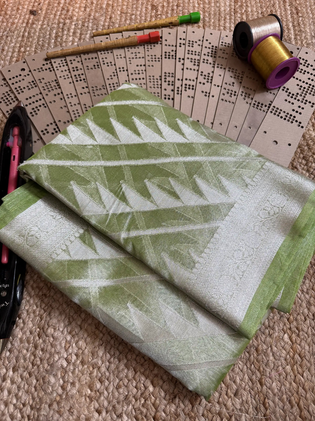 Eccentric zari weave Softsilk Banarasi saree