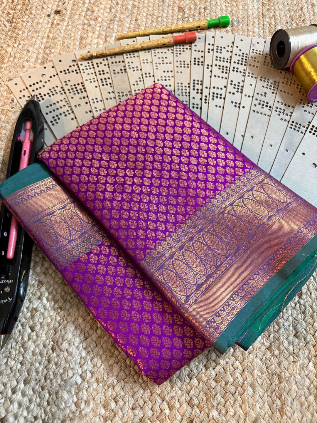 Eccentric zari weave Softsilk Banarasi saree
